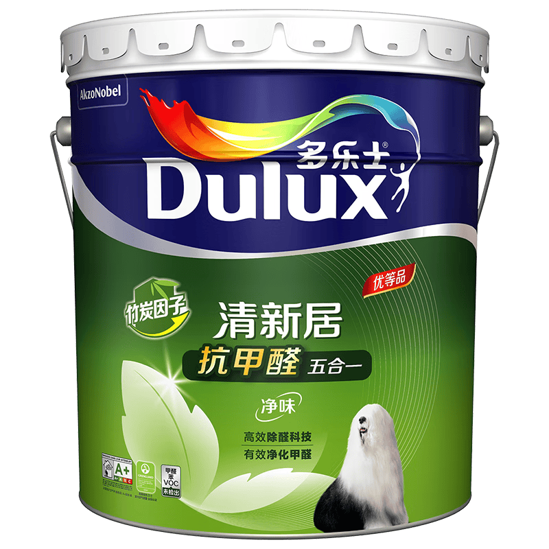 ���ڲ���������ʿ��Dulux�����¾ӿ���ȩ���һA8158��ȩ��̿�Ͳ�ϴ5��1��ǽ����18L�����᡿ 697Ԫ(������)