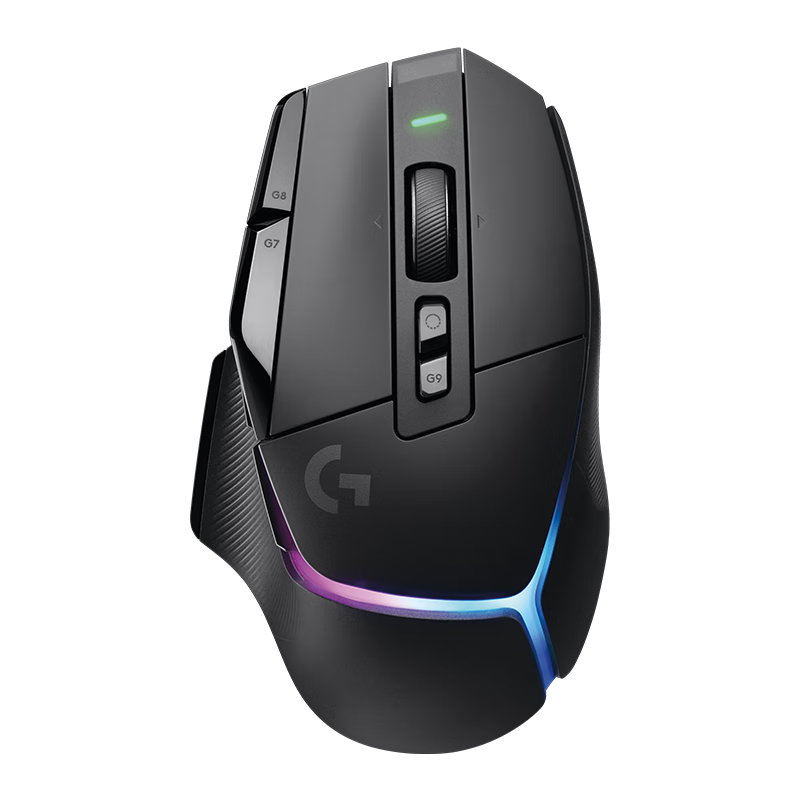 【羅技二手旗艦店】G502X無(wú)線鼠標(biāo)電競(jìng)游戲鼠標(biāo)光學(xué)機(jī)械混合微動(dòng)無(wú)線充電宏編程鼠標(biāo) G502X PLUS 無(wú)線黑色 99新-拆封盒裝