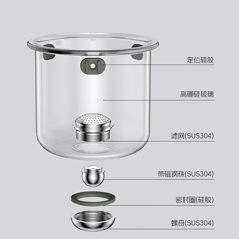 自像堂户外便携玻璃茶具套装轻悦旅行泡茶杯快客杯泡茶露营家用随身茶具