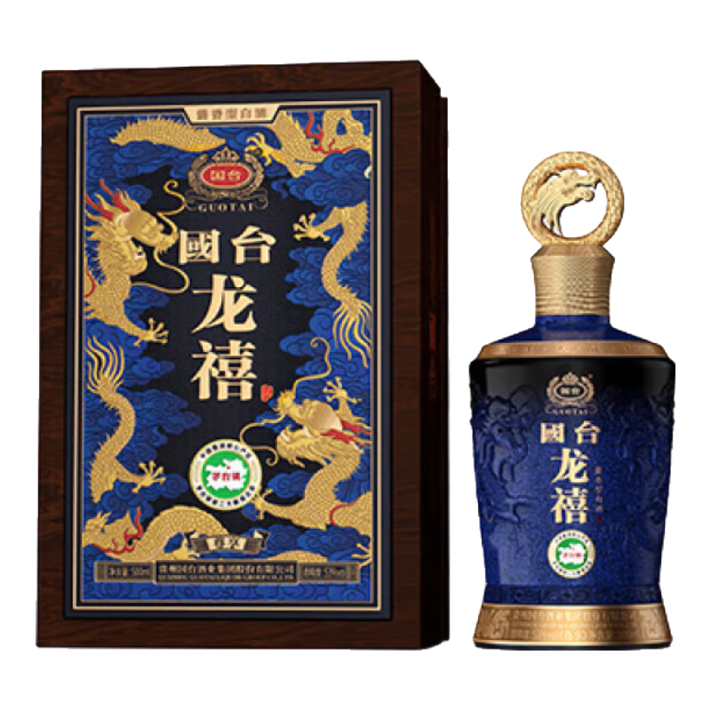 国台贵州国台龙禧 53度酱香型白酒 收藏送礼 新老款随机发 【喜酒】 53度 500mL 6瓶 国台龙禧尊享版