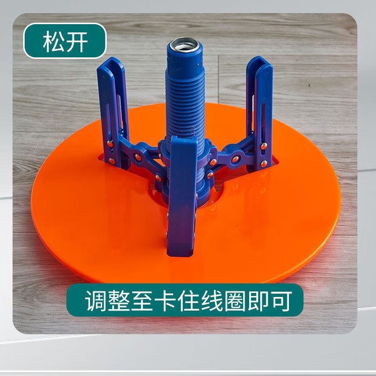 新款立式电线放线架放线神器BV线三线多线家装拉车带轮放线器工具 四盘（ABS加厚塑料）带盒款