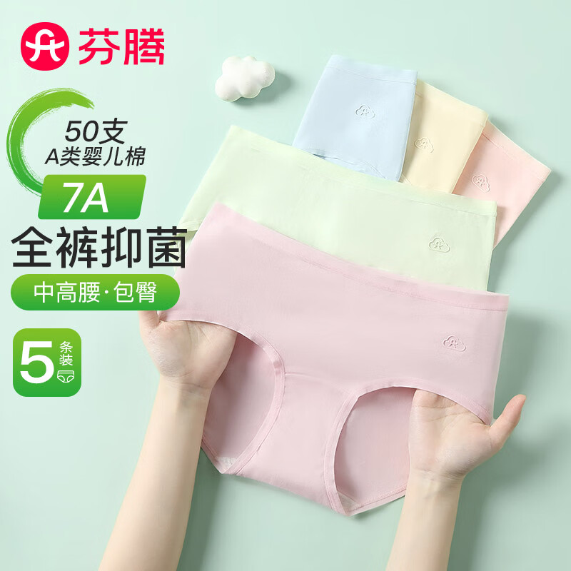 ���ڲ����������ڿ�Ůʿ��ȫ��7A�־� A��Ӥ���ޡ�2025��͸���������и���5��װ ˮ��/�۷�/����/����/��ɫ 5�� 2XL