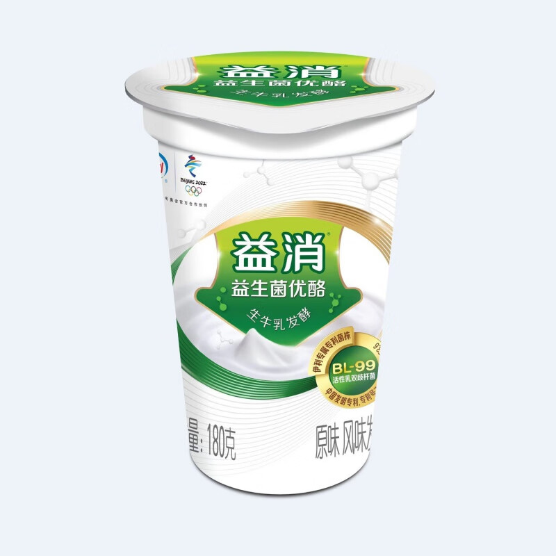 伊利【新疆奶源】伊利U型杯原味红枣风味发酵乳180g*10杯 原味180g*10杯