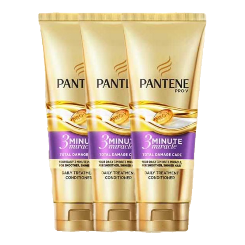 潘婷3分钟奇迹护发素发膜蛋白营养修护头发男女士修复毛躁干枯烫染 【修护损伤】紫色150ml*3支