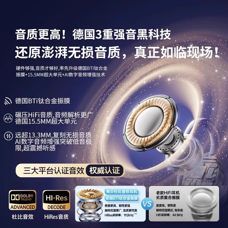 艾勒丝汀【柏林之声丨云感佩戴】蓝牙耳机耳夹开放式骨传导概念通话降噪无线跑步运动挂耳适配苹果安卓机 【云感白】全景音效·久戴不胀耳 超长续航丨通话降噪丨云感佩戴