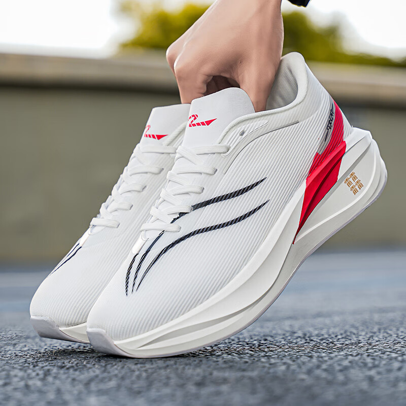 碳板减震新款飞电4c超轻跑鞋学生儿童专业轻量高回弹竞速运动鞋 飞电5U标准白 【碳板+临界发泡】 38