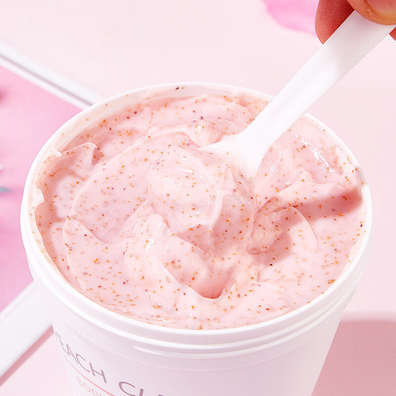 水蜜桃清透身体磨砂膏柔嫩肌肤水蜜桃冰淇淋磨砂膏 水蜜桃磨砂膏(1瓶装) 200g