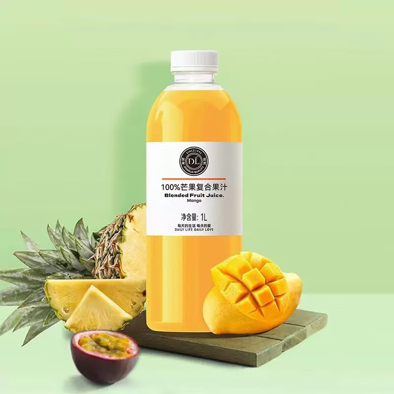 胖东来代购【顺丰包邮】葡萄汁芒果汁橙汁水蜜桃汁番茄汁混合礼盒果蔬 （水蜜桃+橙汁+芒果各两瓶）礼盒