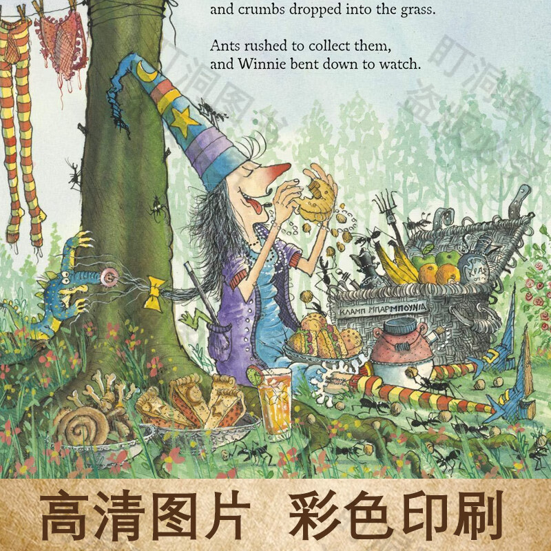 【可点读进口原版正品】女巫温妮Winnie and Wilbur桥梁书 英文原版 儿童英语故事绘本 恐龙日 午夜喷火龙 2本装