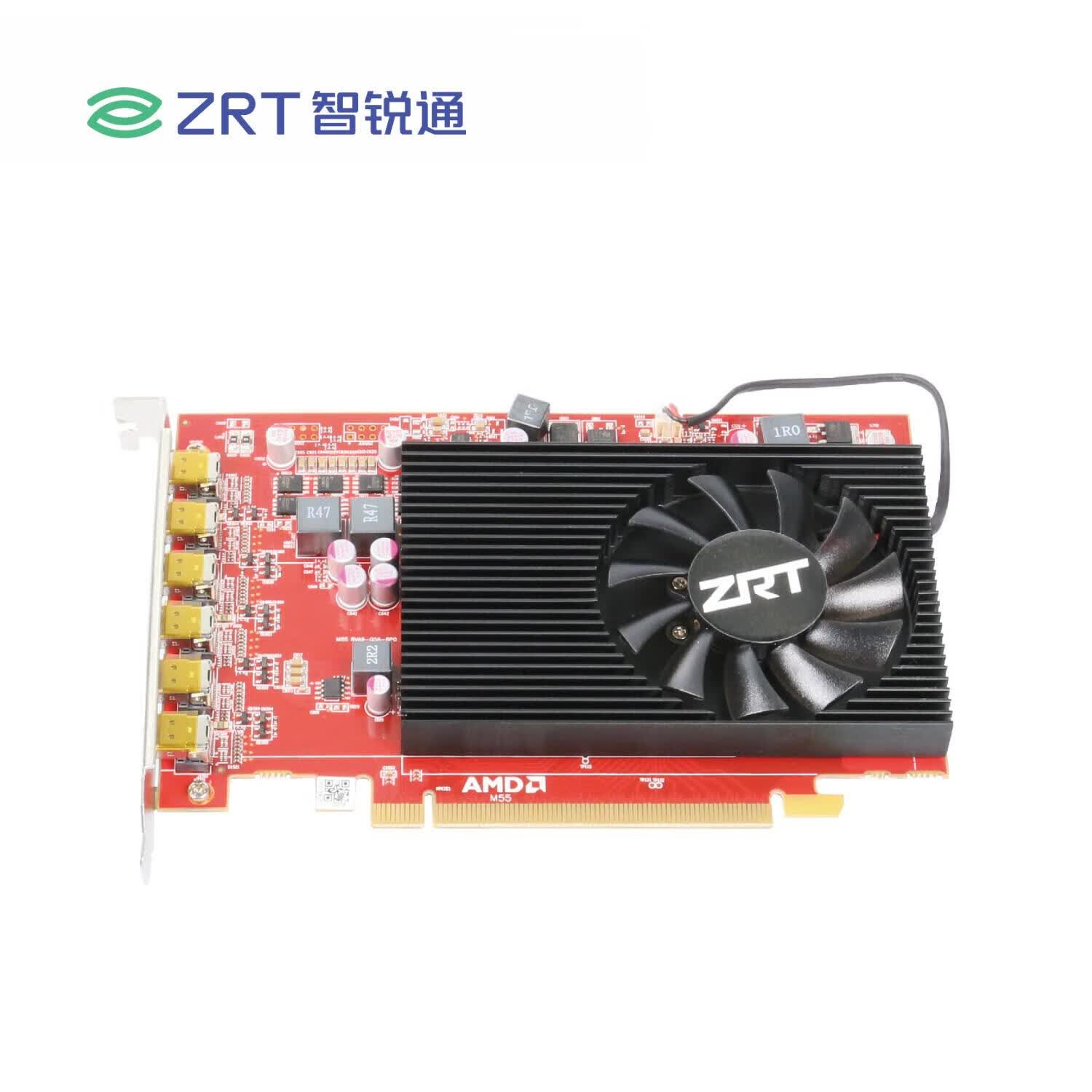 智锐通AMD 多屏显卡HD7750 4G 128bit GDDR5 128*32 6mDP PCI-E 16x ATX