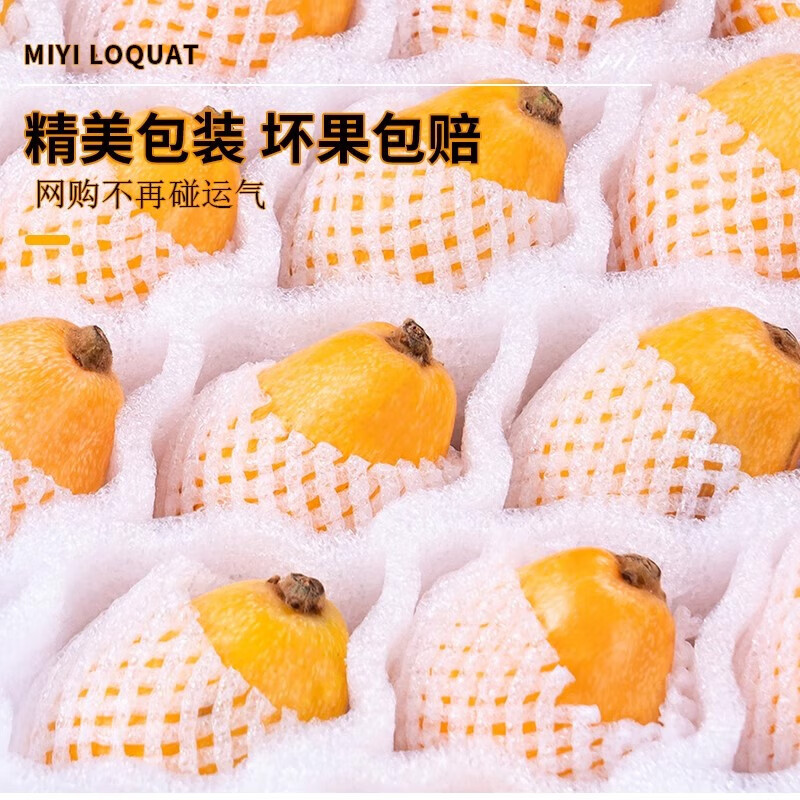 酷果汇四川枇杷新鲜水果【顺丰-多地次日达】当季甜枇杷早钟大五星琵琶 净重1.8斤+彩箱(30g+)【顺丰】 产地源头直发 品质甄选