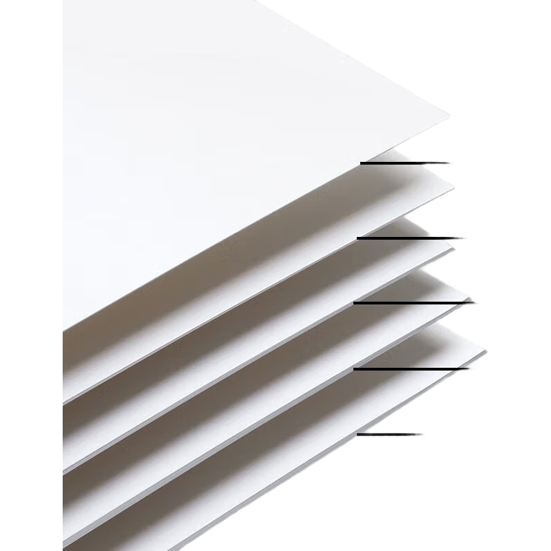 科朗鑫盛印尼白卡纸a3白色硬卡纸加厚打印纸A3白色名片纸白纸手工纸考试考研考公白卡纸封面纸230g 25张