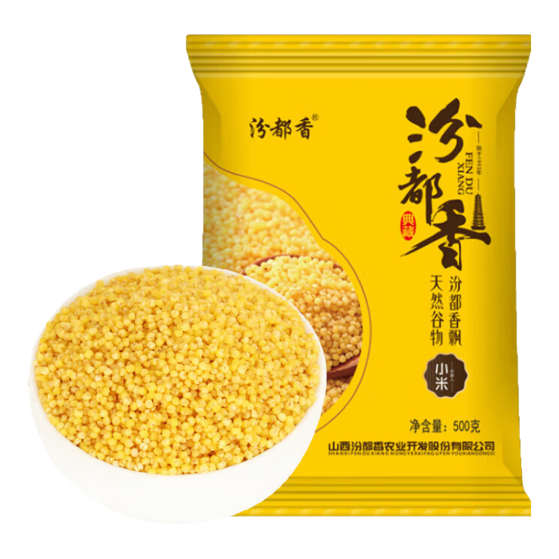 京喜自营 山西黄小米 油小米五谷杂粮月子米杂粮山西特产当季新米 山西黄小米1斤 实惠装