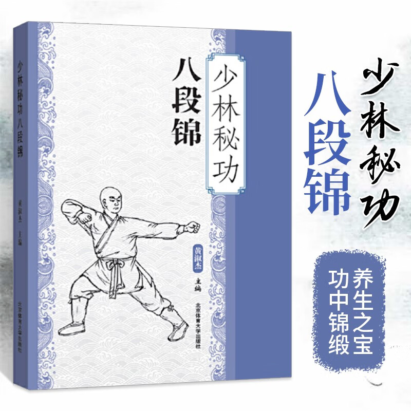 武功书籍少林秘功八段锦古书功夫武林武功秘籍内功心法易筋经气功体育与健康少林武术气功入门真气修炼手册太极拳运动训练锻炼健身