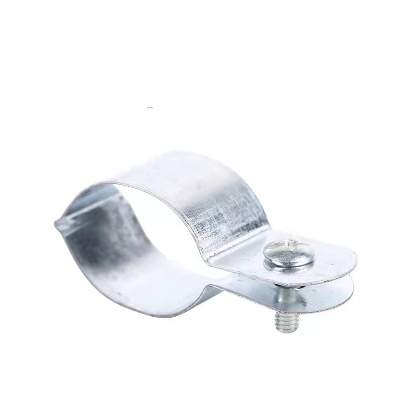 印咸接地卡铁镀锌接地管卡管夹管箍水管管卡电线管接地管卡线管卡子