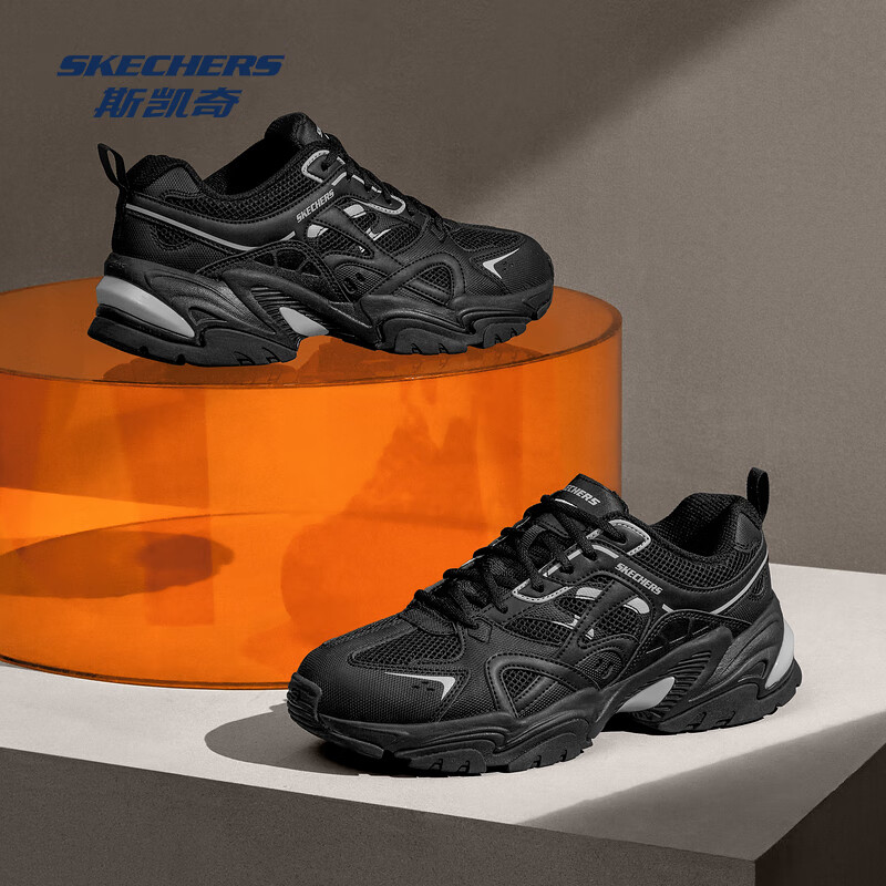 ˹���棨Skechers������Ь2��ح��Ůͬ���ϵ�Ь�����˶������ܲ����ų�����������Ь ���пBBK/ȫ��ɫ 39.5