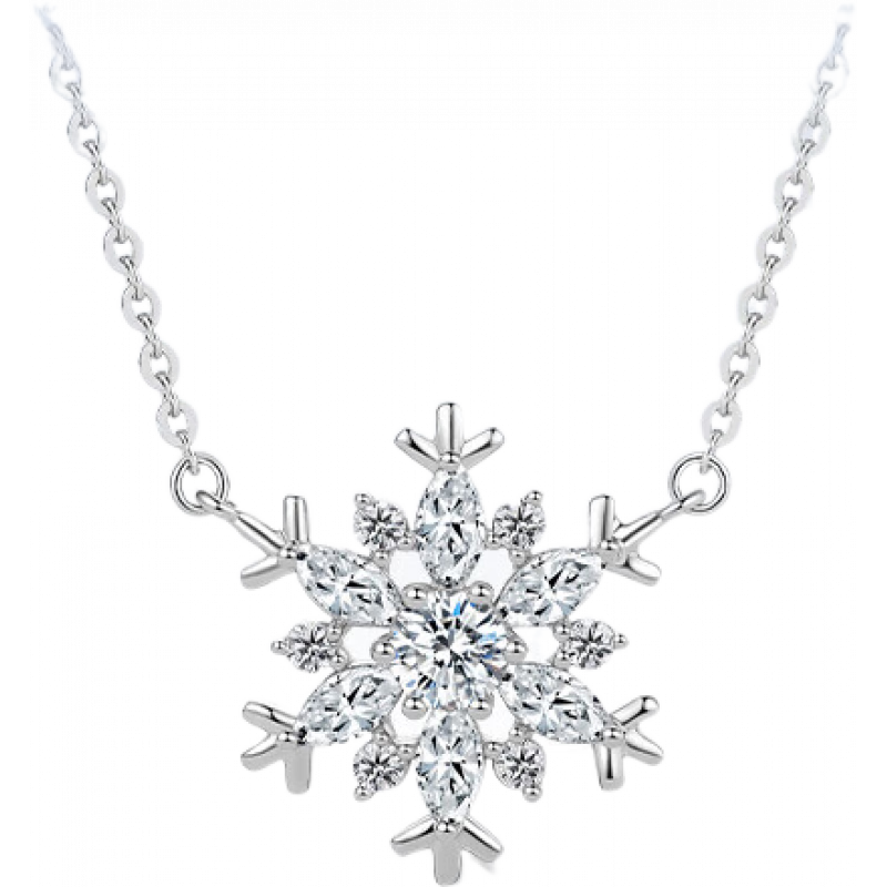 ������ S925�������� Ů�λ�ѩ����׹ 40+5cm ������׹ 74Ԫ(����ȯ)