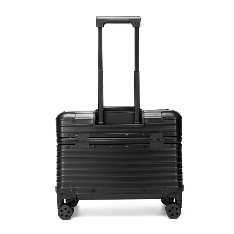 Walker Shop轻奢铝镁合金行李箱上开口摄影箱相机箱设备器材登机箱旅行拉杆箱 银色【送内胆包】 20英寸