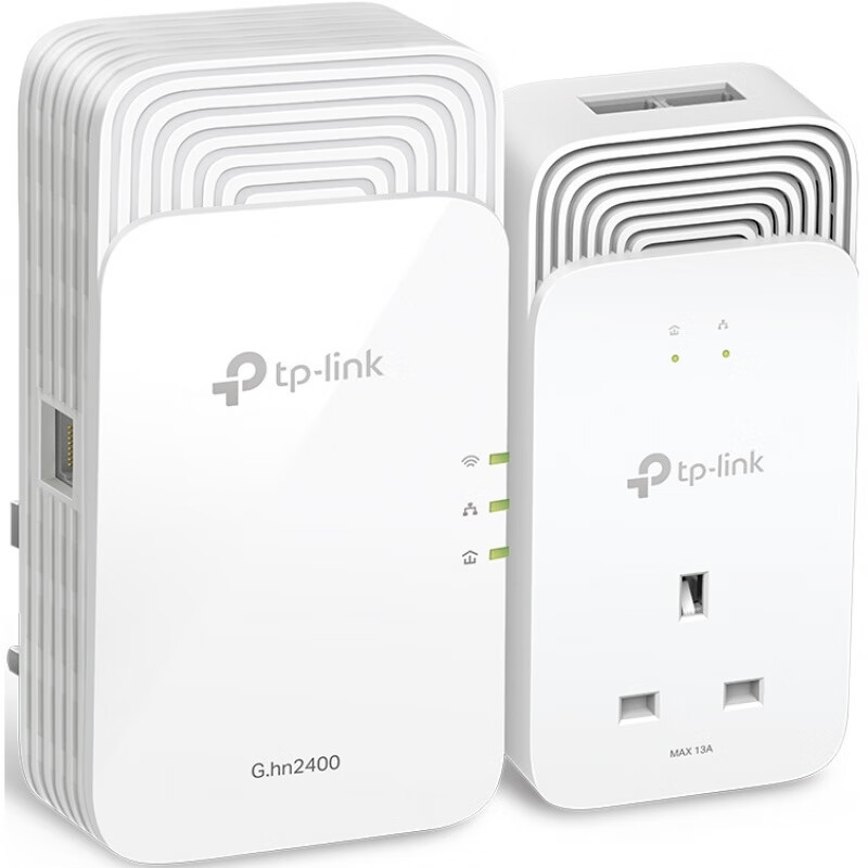 普联（TP-LINK）穿墙神器TP-Link PGW2440 KIT 电力线网络桥接器G.hn新技术电力猫 穿墙神器TP-Link PGW2440 KIT 电