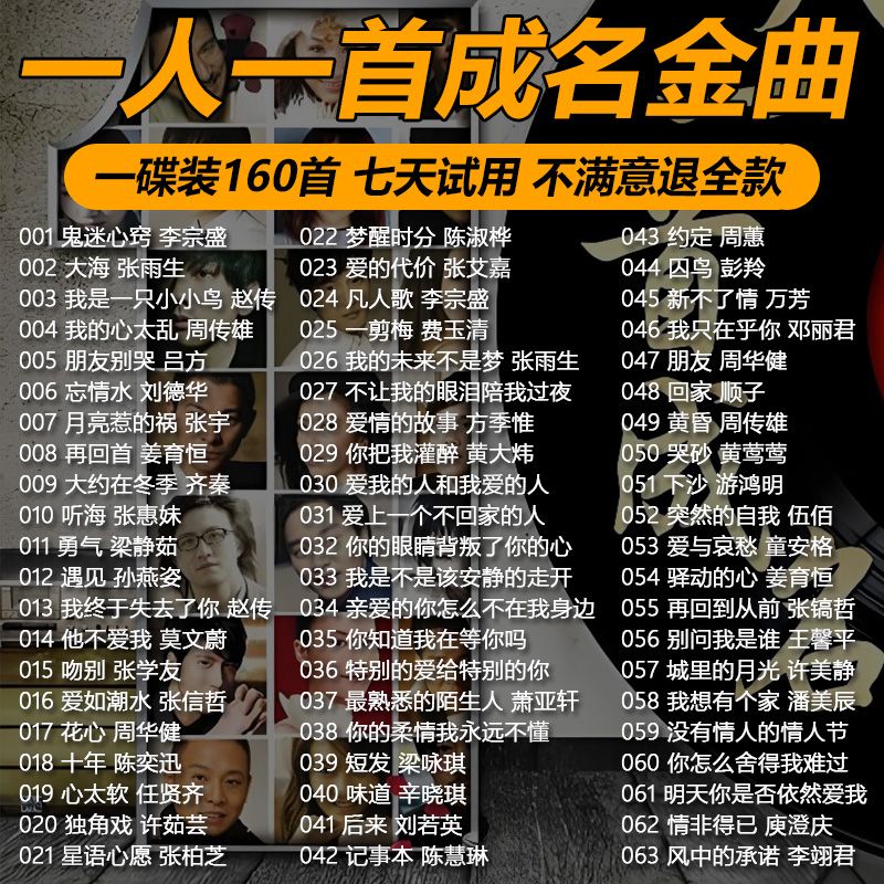 车载cd碟片经典老歌怀旧歌曲正版歌碟无损音乐光盘唱片汽车用光碟 CD光碟-【新品限时抢购】-（活动 经典老歌（3碟540首）【第1+2+3