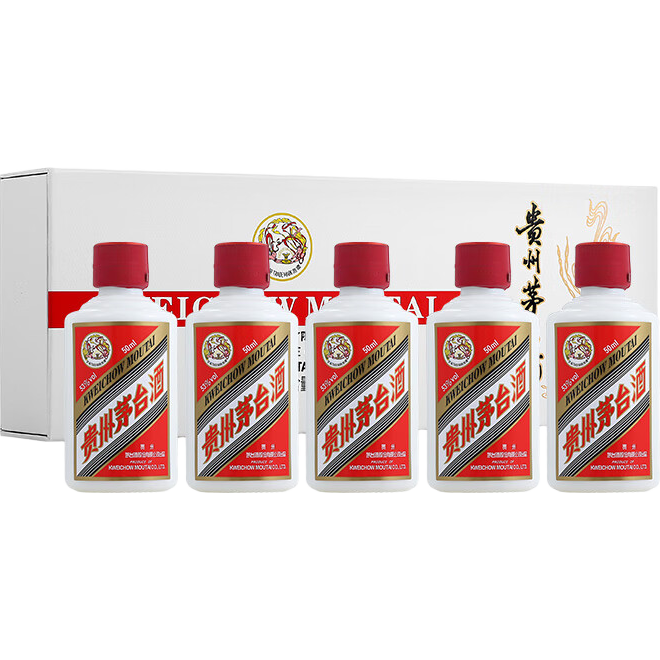 ę́MOUTAI  Ͱ׾ 53 50ml *5 ɫװ1049Ԫ