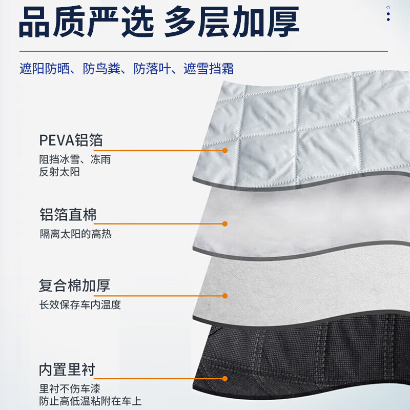 布雷什（BOLISH）汽车遮阳挡汽车遮阳帘车窗遮阳帘防虫胶鸟粪防雨水防冰雹前挡