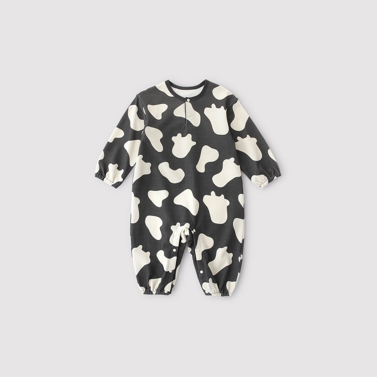 巴厘小猪婴儿连体衣2025新款春秋季新生儿卫衣哈衣爬服初生儿春装宝宝衣服 牛奶糖 73cm