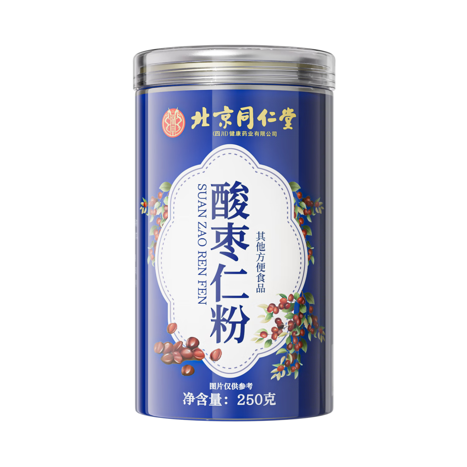 同仁堂酸棗仁粉正宗炒熟酸棗仁純粉改善睡眠正品批發(fā)250g
