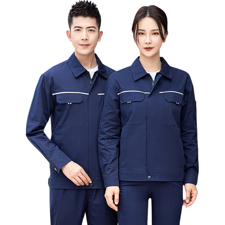 AETEL 全棉工作服套裝夏季薄款勞保服吸汗透氣電工電焊汽修工程服定制
