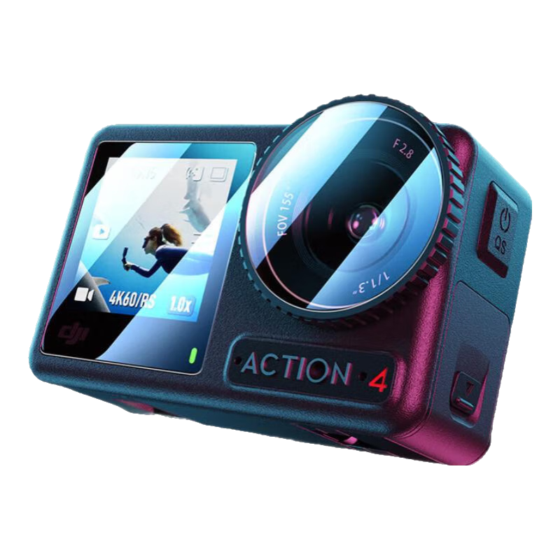 ��ħ ���ô�Action5pro�ֻ�ĤAction4AR��͸����ֻ�Ĥosmo����������ͷǰ����ȫ���������屣��Ĥ �ֻ�Ĥ����ͷ+��Ļ��2��װ ��action4�����������桿