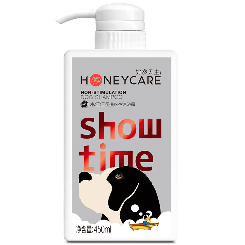 好命天生（Honeycare）狗狗SPA沐浴露 宠物香波沐浴液 柔顺滋润全效通用450ml