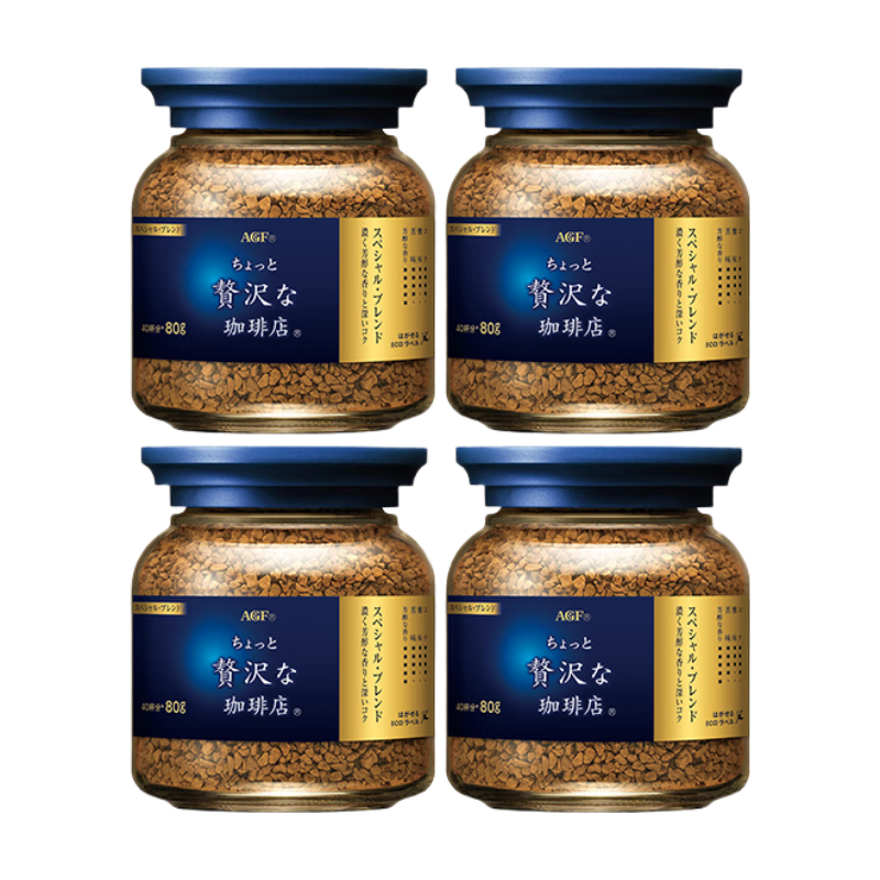 AGF �������ܺڿ��������80g*4ƿ ��Ũ�����������ʽ����0�ǿ��ȷ� 120Ԫ