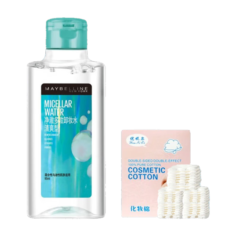 ��������MAYBELLINE����MAYBELLINE��жױˮ�۴�жױˮжױҺ�º;�����Ч�������º� ��ˬ��95ml+��ױ��