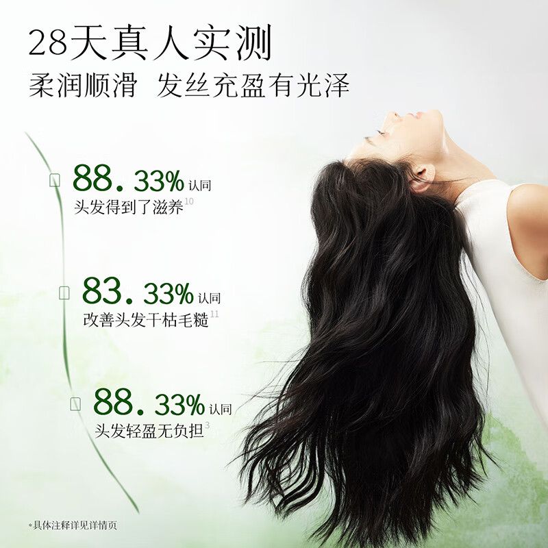 三生花空气瓶1.0控油蓬松水润丰盈细软塌油洗发水洗护套组无硅油男女士 空气瓶400ml