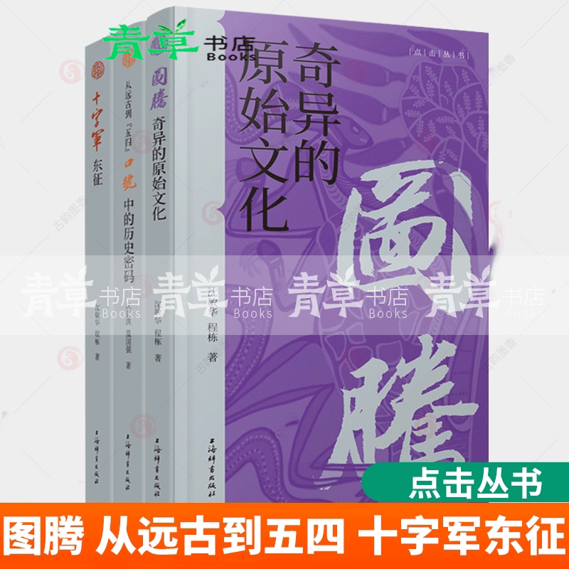 点击丛书 图腾 奇异的原始文化 从远古到五四 口号里的历史密码 十字军东征 沈敏华程栋 沈益洪 温国强 著 历史地理 上海辞书 书籍