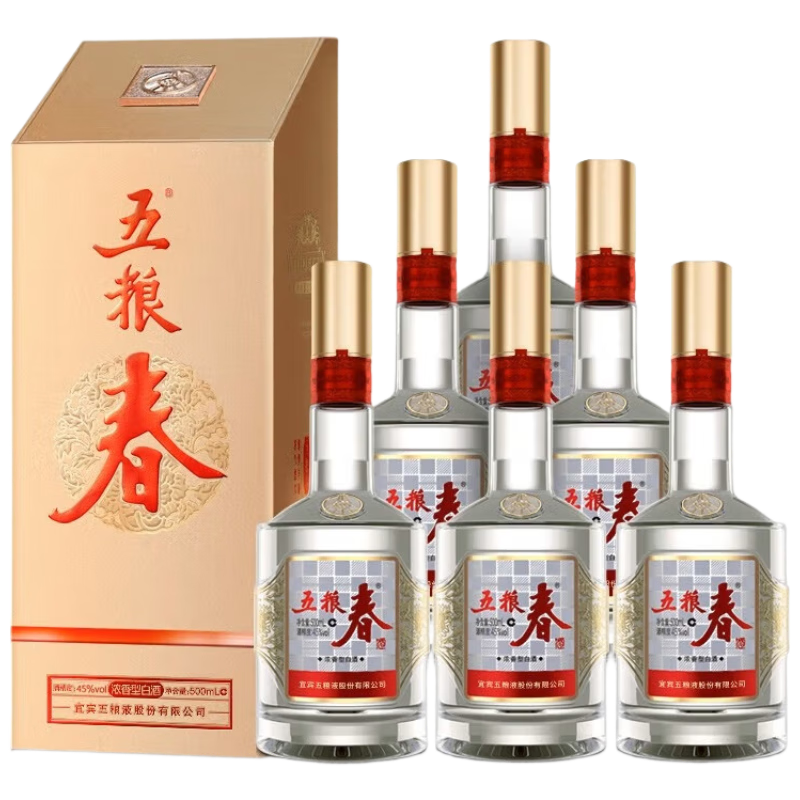 Wuliangye/����Һ ������ 45�� Ũ���� 500ml 6ƿ 1088.86Ԫ