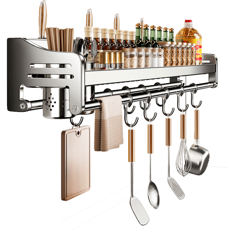 �й�304����ֳ�����������ױڹ�ʽ�๦�ܵ��ܵ��ϼܳ������ɹҼ� 60CM˫����Ͳ����4����10�ҹ���