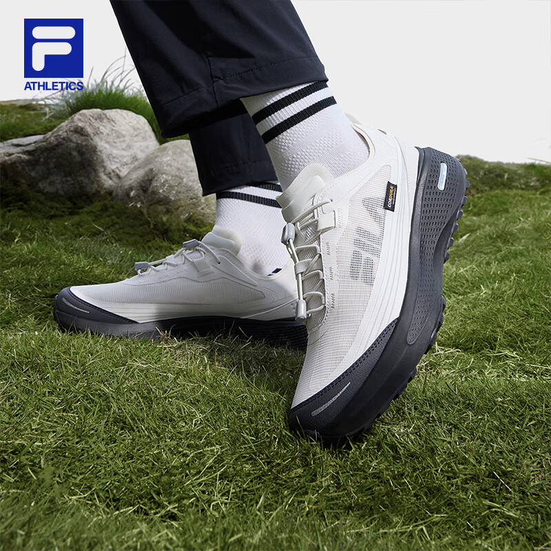 斐乐（FILA）柔云3户外鞋女鞋2025夏季新款跑步鞋越野跑鞋女子运动鞋 香雪白-WA 37.5