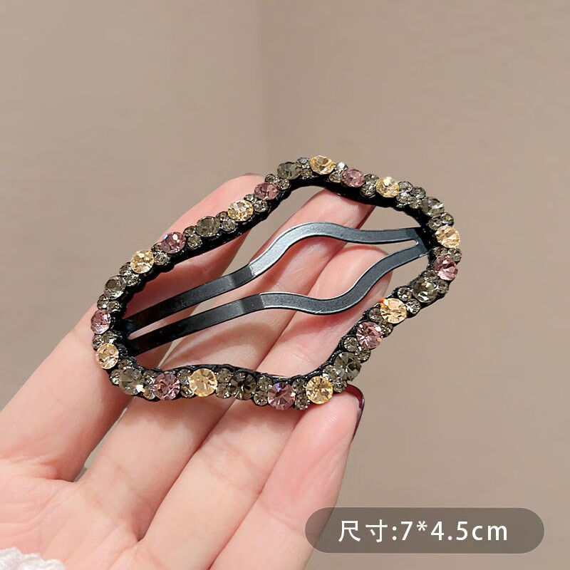 允茹520送女朋友禮物高級感捷克鉆云朵鏤空碎發(fā)bb夾優(yōu)雅劉海側邊發(fā)夾 水鉆異形發(fā)夾