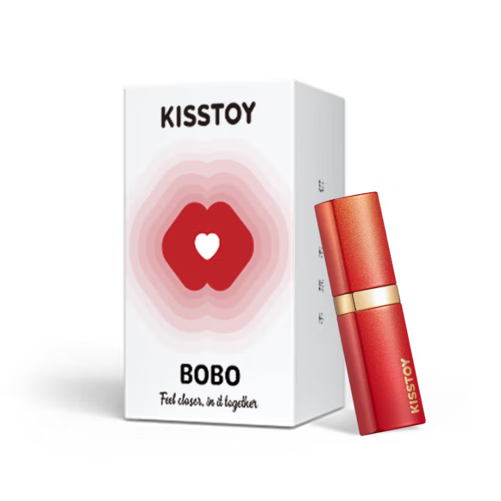 Kiss Toy秒潮震动棒 女用吸吮自慰器 口红型便捷 成人情趣性用品 洒金黑