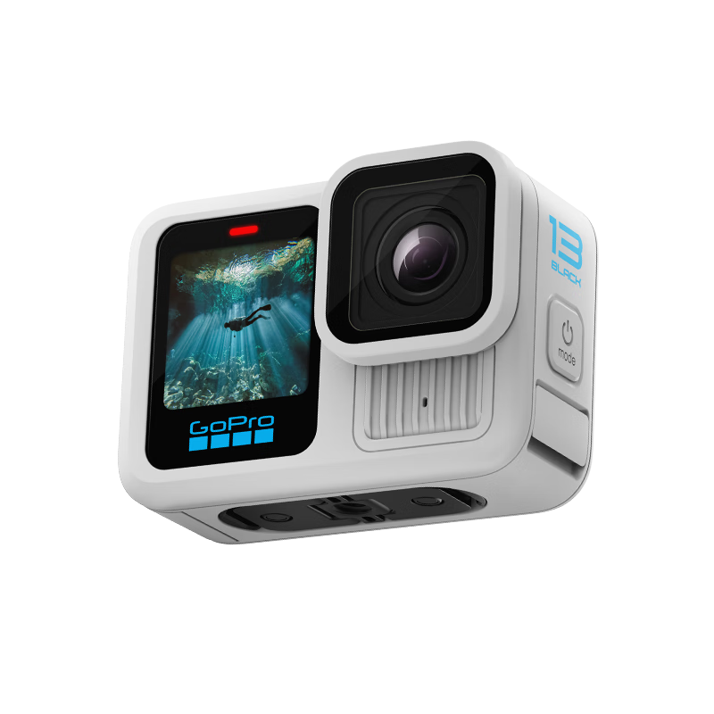 政府补贴，plus:GoPro HERO13 Black限定版极域白运动相机 潜水防水防抖相机 Vlog数码运动摄像机  