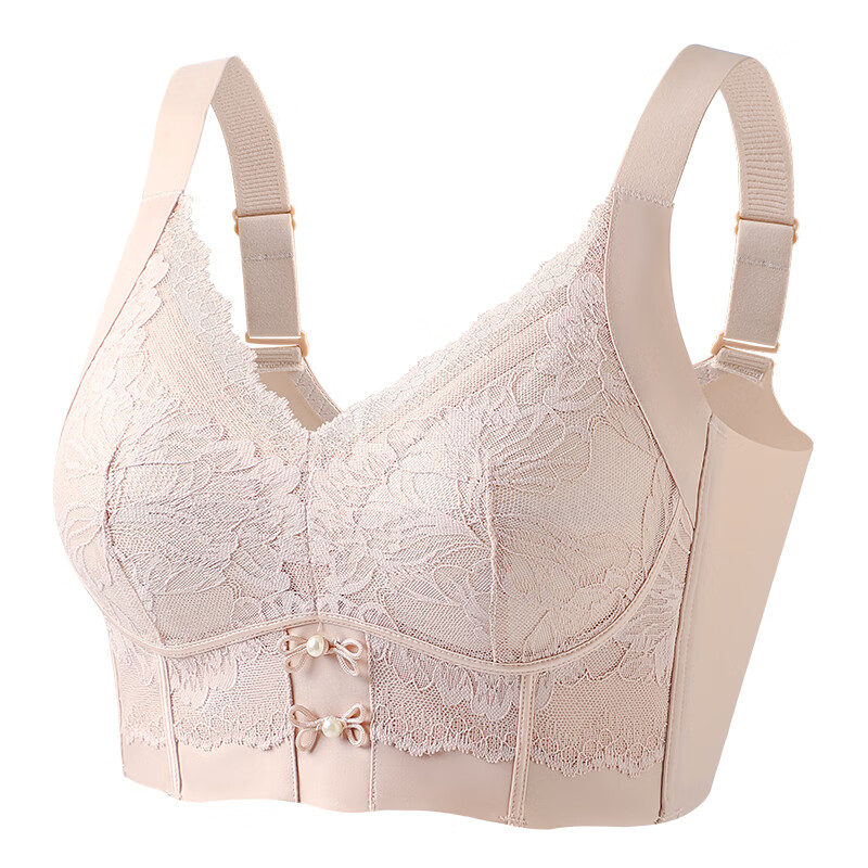 雅姿花塑形內衣女調整型防外擴防下垂矯正聚攏大胸顯小收副乳上托文胸 粉膚色 4XL 44/100(BCD通杯約0.3CM)