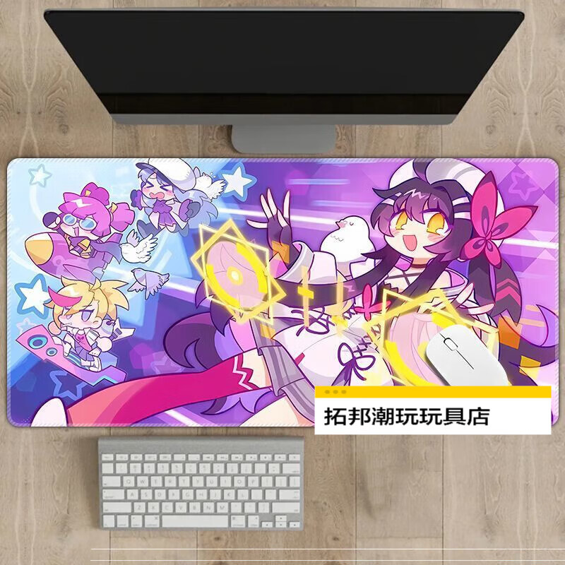 伟利达phigros周边 曲绘防滑音游鼠标垫动漫周边手办超大桌垫锁边办公