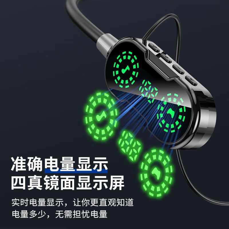 音悦虎【2025最新款】蓝牙耳机挂脖式K歌直播自带耳返混响颈挂式运动降噪超长续航高音质用华为苹果小米  橙色