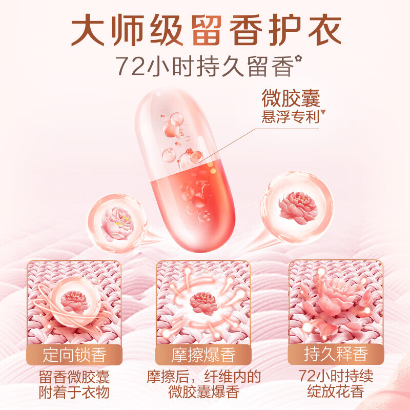 立白大师香氛洗衣液持久留香手洗机洗低泡易漂炫彩柔顺护衣家用防串色 机洗+手洗+内衣洗套餐7件套