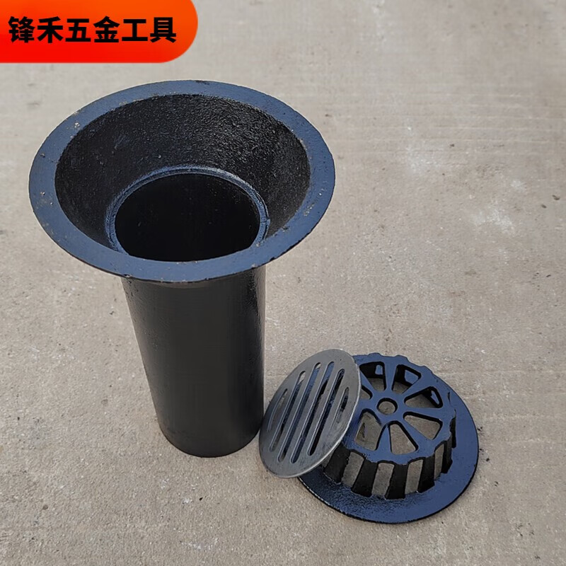 地漏dn80 100 150 200屋面内插式落水斗 dn80铸铁87型雨水斗(三件套)