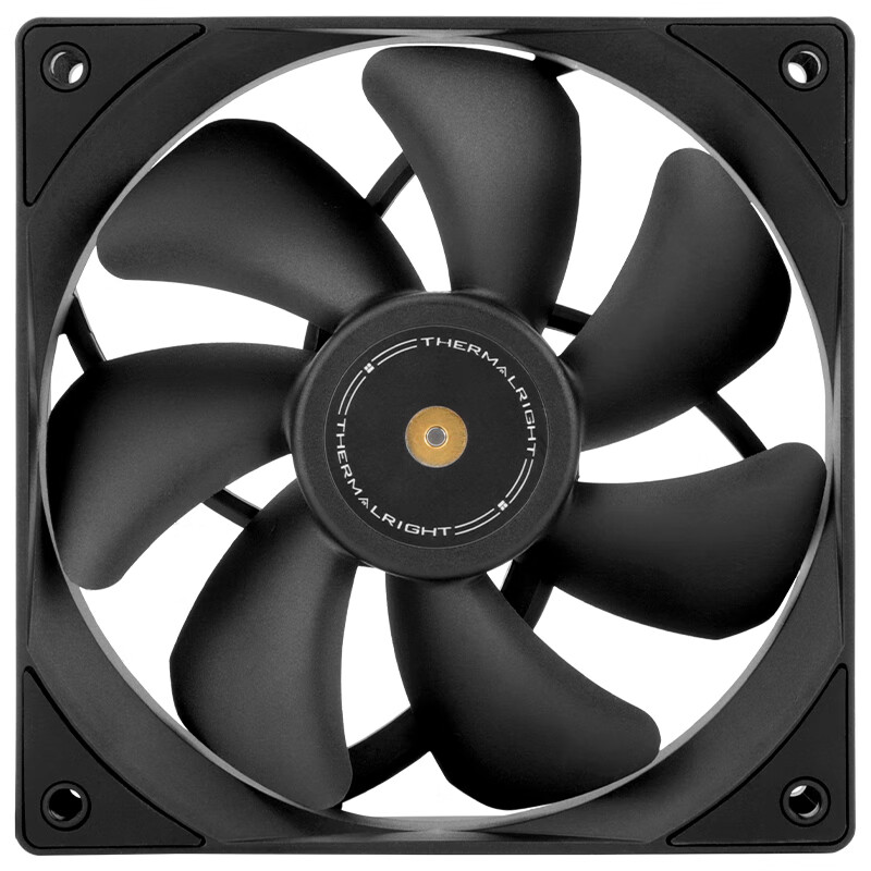 Thermalright(利民) TL-E12B EXTREM V3 12cm PWM机箱散热风扇 2000转速 双滚珠轴承 4PIN PWM 