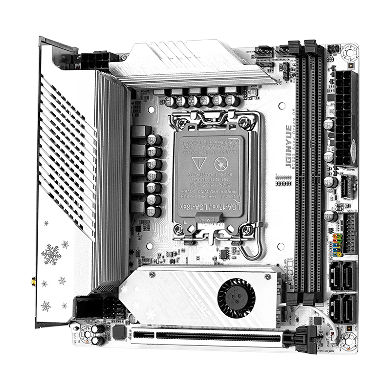 精粤 B760I Snow Dream D5 雪梦迷你ITX 图 5