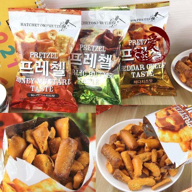 食芳溢韩国进口 3种味叮叮脆面包干酥片浓厚口感小红书网红零食85g 切达芝士味85g*3袋