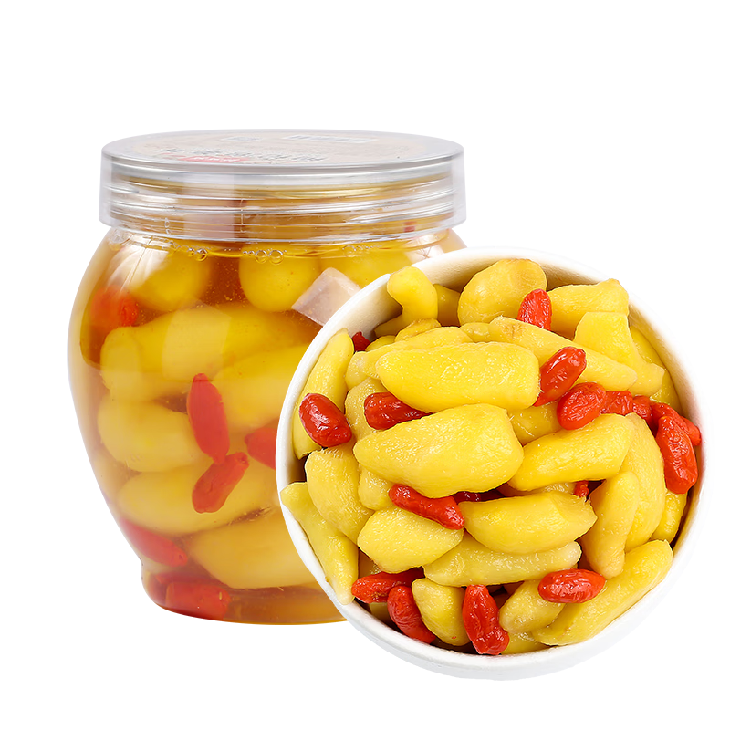 鲜窝窝 枸杞泡姜芽500g 山东醋泡姜嫩姜仔姜芽生姜腌菜下饭菜泡菜